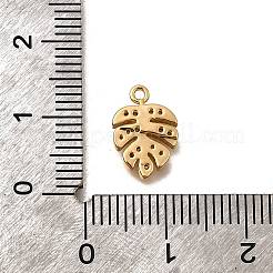 Brass Micro Pave Cubic Zirconia Pendants&nbsp;KK-B152-13B-G