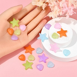 175Pcs 10 Style Imitation Jelly Acrylic Beads&nbsp;MACR-YW0001-80