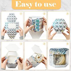 Hexagon Laser Window Paper Gift Boxes&nbsp;CON-FZC0002-001C-01