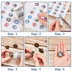DIY Finger Ring Making Kits&nbsp;DIY-SC0011-21AB