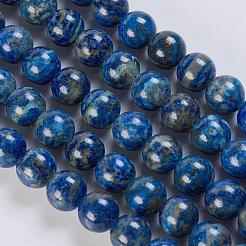 Natural Lapis Lazuli Beads Strands&nbsp;G-K254-01-6mm