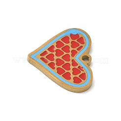 304 Stainless Steel Enamel Charms&nbsp;STAS-P388-19H-G