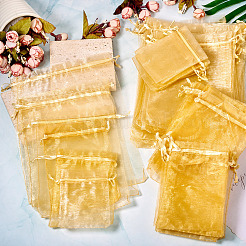 60Pcs 6 Styles Organza Bags Jewellery Storage Pouches Wedding Favour Party Mesh Drawstring Gift&nbsp;OP-TA0001-08