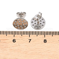 304 Stainless Steel Stud Earring Findings&nbsp;STAS-P434-06C-P