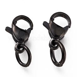 304 Stainless Steel Lobster Claw Clasps Ion Plating(IP)&nbsp;STAS-G240-01A-EB