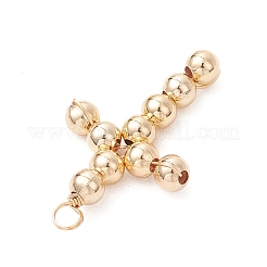 Brass Beaded Pendants&nbsp;PALLOY-JF04054-01
