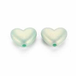Spray Painted Opaque Acrylic Beads&nbsp;ACRP-S679-35