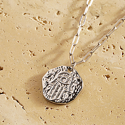 Non-Tarnish 304 Stainless Steel Pendant Necklaces&nbsp;QZ6999-6