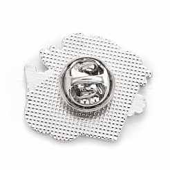 Gift Box with Word Merry Christmas Enamel Pin&nbsp;JEWB-G010-12P