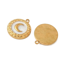 304 Stainless Steel Enamel Pendants&nbsp;STAS-V015-49G