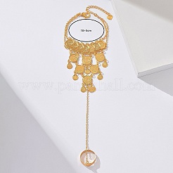 Brass Link Finger Ring Bracelets for Women&nbsp;HQ4886