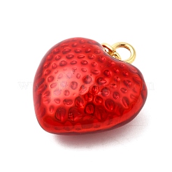Brass Enamel Pendants&nbsp;KK-P303-13B-G