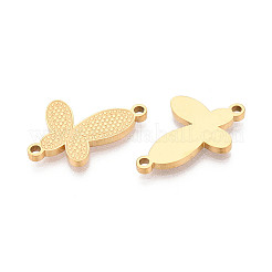 304 Stainless Steel Textured Butterfly Links&nbsp;STAS-T073-29G