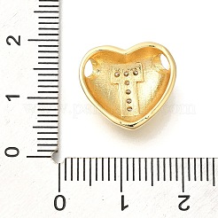 Rack Plating Brass Micro Pave Cubic Zirconia Pendants&nbsp;KK-I722-04G-T