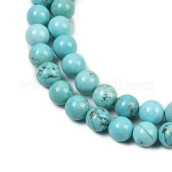 Natural Magnesite Beads Strands&nbsp;G-K244-02-8mm-01