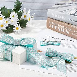 Polyester Grosgrain Glitter Ribbon&nbsp;OCOR-BC0001-10
