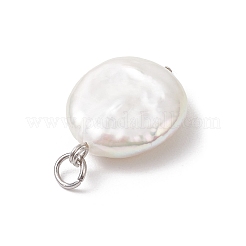 Natural Keshi Pearl Pendants&nbsp;PALLOY-JF04189-01