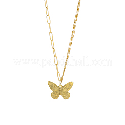304 Stainless Steel Pendant Necklace&nbsp;OY002-40G