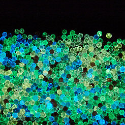 130G 10 Colors Luminous Bubble Beads&nbsp;SEED-OC0001-07