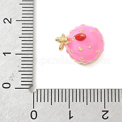Brass Enamel Pendants&nbsp;X-KK-L239-045G-02
