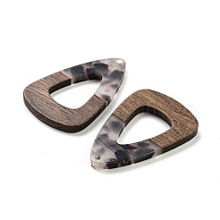 Walnut Wood & Resin Pendants&nbsp;FIND-Z050-08B