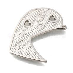 Anti-Tarnish 304 Stainless Steel Pendants&nbsp;LS-STAS-R131-12P
