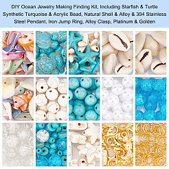 DIY Ocean Jewelry Making Finding Kit&nbsp;DIY-PH0013-77