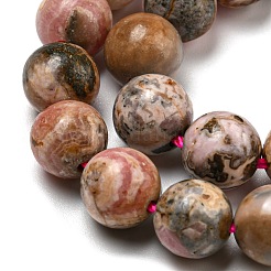 Natural Rhodonite Beads Strands&nbsp;G-R494-A12-03
