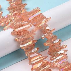 Natural Quartz Crystal Points Beads Strands&nbsp;G-K181-B23