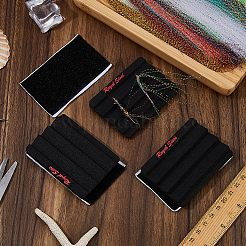 4Pcs EVA Foam Patches with Hook and Loop for Fly Fishing&nbsp;AJEW-FH0006-92