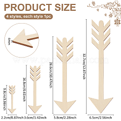 Unfinished Wood Chips&nbsp;DIY-WH0656-19A