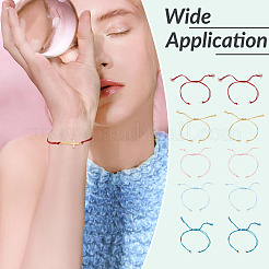 20Pcs 5 Colors Polyester Cord Braided Bracelet Making&nbsp;AJEW-TA00046
