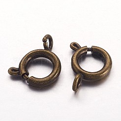 Brass Spring Ring Clasps&nbsp;X-KK-H418-AB