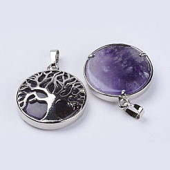Natural & Synthetic Mixed Stone Pendants&nbsp;G-P350-D