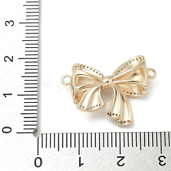 Brass Micro Pave Clear Cubic Zirconia Connector Charms&nbsp;LS-KK-M308-14G