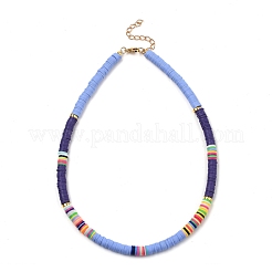 Handmade Polymer Clay Heishi Beaded Necklaces&nbsp;NJEW-JN02910
