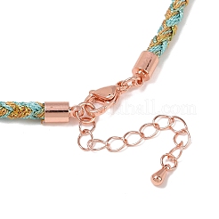 3.5MM Round Nylon Cotton Cord Necklace Making&nbsp;NJEW-C106-03RG