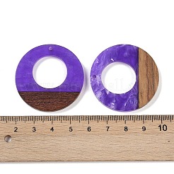 Resin & Wood Pendants&nbsp;WOOD-F015-14A