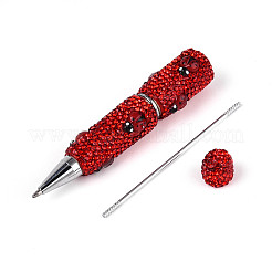 Resin & Polymer Clay Pave Rhinestone Ball-Point Pen&nbsp;AJEW-T013-04M