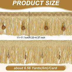 6M Polyester Tassel Lace Trim&nbsp;OCOR-OC0001-51C