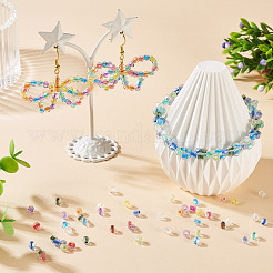 2Bags 200Pcs Transparent Glass Beads&nbsp;GLAA-TA0003-44H