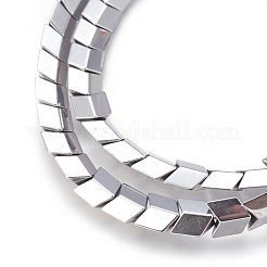 Electroplated Non-magnetic Synthetic Hematite Beads Strands&nbsp;G-P392-E06