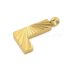 Ion Plating(IP) 304 Stainless Steel Charms&nbsp;STAS-G345-01G-L