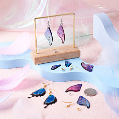 DIY Butterfly Wing Drop Earring Making Kit&nbsp;DIY-FW0001-20