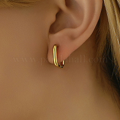 Classic Minimalist Elegant 201 Stainless Steel Hoop Earrings&nbsp;BI8954-2