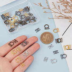 32Pcs 4 Colors Alloy Buckle&nbsp;DIY-FG0005-99