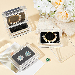 Acrylic Loose Diamond Packaging Boxes with Magnetic&nbsp;CON-WH0105-14A