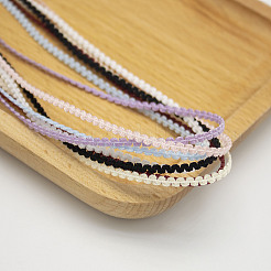 25 Yards Nylon Wavy Fringe Lace Trim Ribbon&nbsp;OCOR-GF0004-30F
