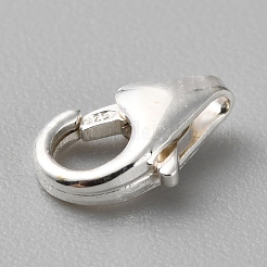 925 Sterling Silver Lobster Claw Clasps&nbsp;STER-WH0017-04S