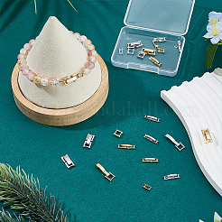 16Pcs 4 Styles Eco-Friendly Brass Watch Band Clasps&nbsp;KK-FH0007-10